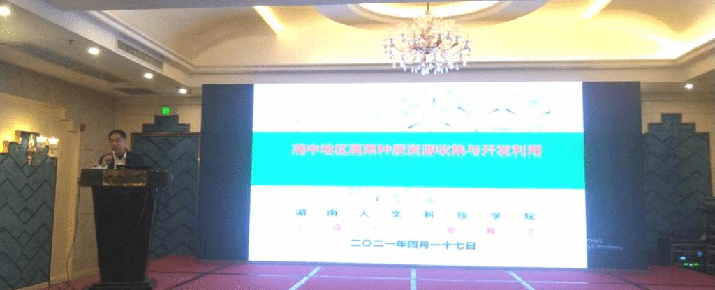 图2 完美网页版罗育才老师在大会现场做报告